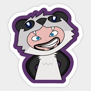 Panda Man Sticker